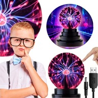 MAGICZNA KULA LAMPA PLAZMOWA SZKLANA LAMPKA EDUKACYJNA PREZENT DLA DZIECI