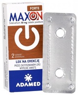 Maxon forte lek na erekcję potencję 50 mg 2 tabletki