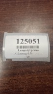 ALFA ROMEO 156 light right rear part to the bonnet