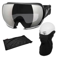 Arctica G104 Gogle narciarskie na narty snowboard szare przeciwsłoneczne