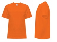 T-SHIRT DZIECIĘCY koszulka JHK TSRK-150 pomarańczowy 5-6 OR 116