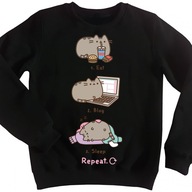 NAJLEPSZA BLUZA DZIECIĘCA DLA DZIECI PUSHEEN KOT 128 PREZENT WZORY JAKOŚĆ