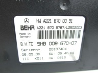 module control unit of the heating Mercedes W221 W216