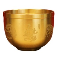 Mosiężna miska Feng Shui Retro dekoracyjna miska na skarby Róg obfitości