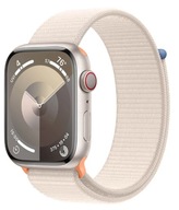 Apple Watch Series 9 GPS Cellular 45mm księżycowa poświata beżowy z opaską