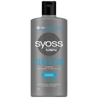 Syoss MEN Clean&Cool Šampón na vlasy 440ml