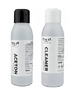 Aceton + Cleaner kosmetyczny 2x 100ml odtłuszczacz