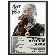Pop Smoke Meet The Woo 2 Plagát Obrázok s albumom v rámčeku Darček