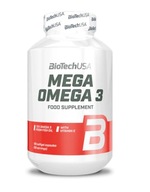 BioTech USA Mega Omega 3 180 kapsúl