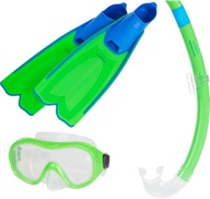 ZESTAW DO NURKOWANIA MASKA FAJKA OKULARY DLA DZIECI DO SNORKELINGU r.S