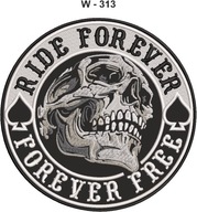 Ride Forever, naszywka motocyklowa