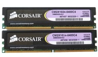 Pamięć DDR2 PC2 2GB 667MHz PC5300 Corsair XMS2 2x 1GB Dual Gwarancja