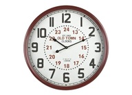 Nástenné hodiny 50cm kovové originálne
