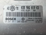 control unit of the engine Volkswagen Passat B5 facelift 2005 038906019KD