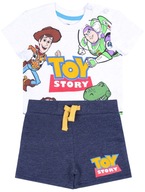 Biele tričko+šortky Toy Story DISNEY 0-3m 62cm