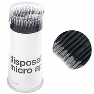 Mikrokefky Aplikátory na riasy Microbrush Bezvláknové 1,2 mm 100ks