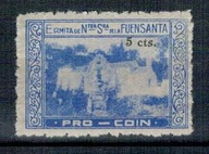 Hiszpania Coin 1937 Znaczek ** Maryja klasztor