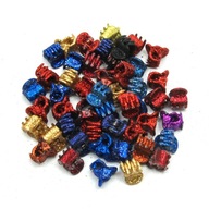 Krabik / csillámos hajcsatok többszínű 50 db