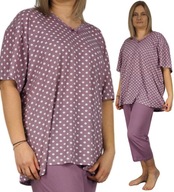 Dámske pyžamo 7XL nadveľkosť 54 veľké bedrové poprsie