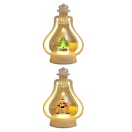Hla-Lampiony prenosné Vianočné lampy LED Noc