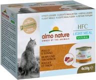 Almo Nature HFC Light Meal - KURCZAK i TUŃCZYK - Multipack - puszka 4 x 50g