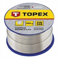 Topex Lut cynowy 60% Sn, drut 1.0 mm 100 g 44E522