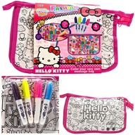 Kabelka Hello Kitty Na Maľovanie Farbenie Markermi Sada Creative DIY