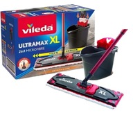 ZESTAW VILEDA ULTRAMAX XL BOX MOP PŁASKI XL+WIADRO