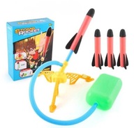 Vystreľovač 6 penových rakiet pre deti hračka pre deti pumpa EXTSUD