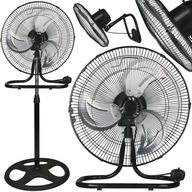 VENTILLÁTOR ÁLLÓ PADLÓ VENTILÁTOR FALI CSENDES ERŐS IPARI 3 AZ 1-BEN