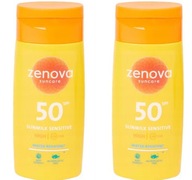 2 szt Krem Mleczko do opalania Skóra wrażliwa Zenova 50 SPF 50 ml