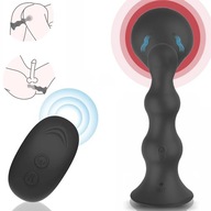 Vibračné análne guličky Butt Plug so vzdialeným ovládaním