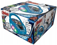 Odtwarzacz CD Bluetooth Avengers z efektami