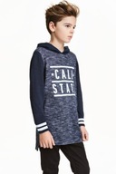 H&M Sweter z kapturem chłopięcy bluza 134/140 cm