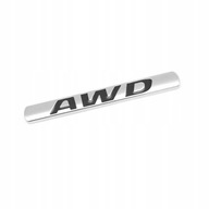 Emblém Nálepky Jaguar AWD známka čierna