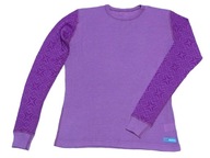 IRIS SPORT wełniana bluzka termoaktywna 80% WEŁNA MERINO WOOL 164 XS S