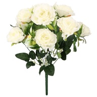 Bukiet sztucznych kwiatów RÓŻA 43 cm