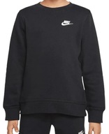 Bluza dziecięca dresowa bez kaptura Nike DV1234-010 czarna r.147-158 cm