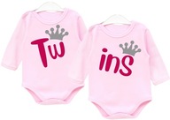 Zestaw body niemowlęcych dla bliźniaków TWINS r 68