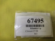 CITROEN C5 III KOMBI handle right rear part paint KGNC