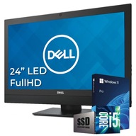 Komputer AiO DELL 7450 i5 7gen | 24" FullHD IPS | 16/256GB | Win11