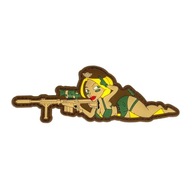 CAMO - Emblém patch Sniper Girl