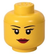 LEGO POJEMNIK GŁOWA GIRL MINI ø10cm 40331725