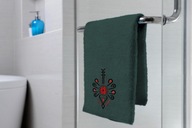 Ręcznik Kąpielowy Bawełniany 50x100 z Haftem Parzenica Góralski