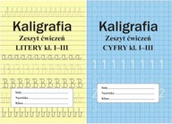 Kaligrafia Litery + Cyfry Zeszyt Ćwiczeń Do Nauki Pisania Klasa 1-3 SBM