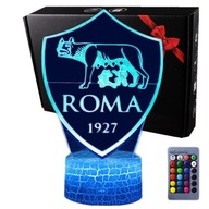 Lampka 3D nocna led usb FC Roma Piłka Nożna