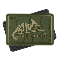 Patch Emblém Rep Známka Chameleón Logo HELIKON-TEX PVC Olive Green