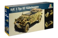 Italeri 7405 Samochód wojskowy Kdf.1 Typ 82 Kubelwagen model w skali 1/9