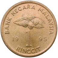MALAJZIA 1 RINGGIT 1995 TŐR - VASTAG 42C4
