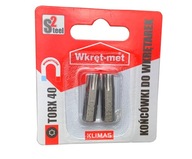 Końcówki wkrętarek bity TORX TX 40 magnetyczne 2x